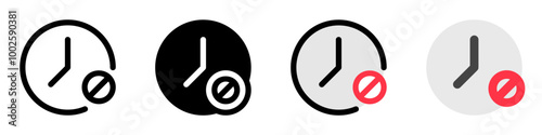 Editable countdown timer off vector icon. Part of a big icon set family. Perfect for web and app interfaces, presentations, infographics, etc