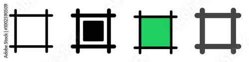 Editable frame, artboard vector icon. Part of a big icon set family. Perfect for web and app interfaces, presentations, infographics, etc