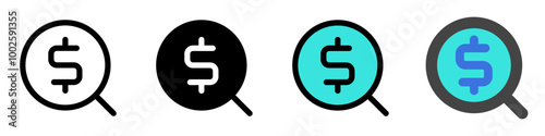 Editable money, profit seeking vector icon. Part of a big icon set family. Perfect for web and app interfaces, presentations, infographics, etc