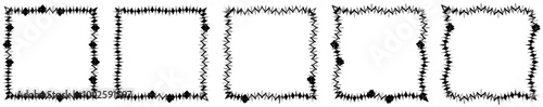 Different combinations of the geometric shape rectangle are in sets
