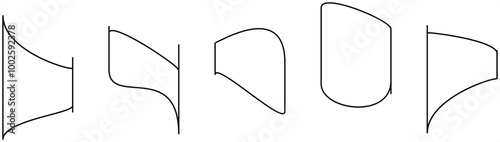 Different combinations of the geometric shape rectangle are in sets