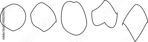 Different combinations of the geometric shape rectangle are in sets