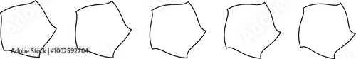 Different combinations of the geometric shape rectangle are in sets