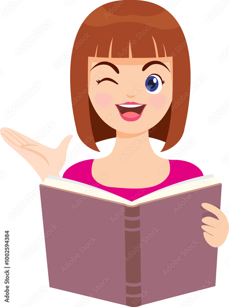 People are reading book and have different emotions People are reading book and have different emotions