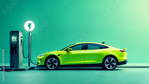 Electric Vehicle Charging at a Station