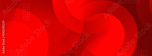 minimalist banner background,red gradations,colorful,circle effect style,modern,memphis.eps 10
