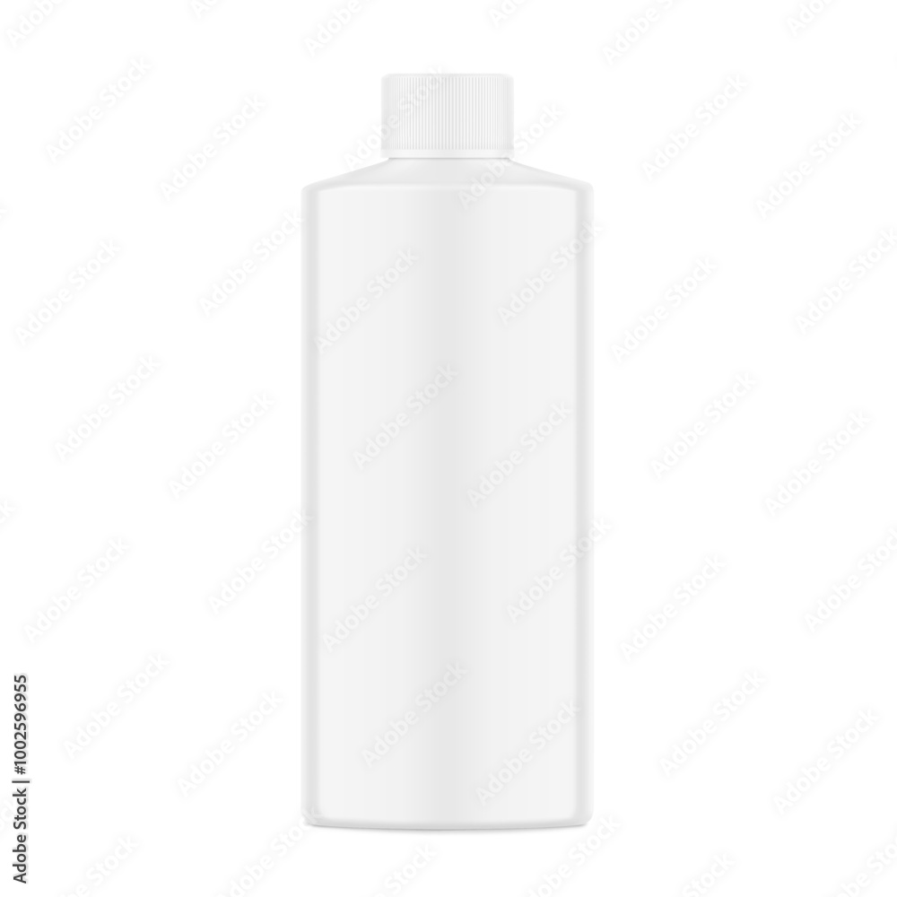 Realistic bottle with screw cap mockup for concentrate products, shampoo, cosmetic products, etc. Vector illustration isolated on white background. Perfect for promote your product. EPS10. Realistic bottle with screw cap mockup for concentrate products, shampoo, cosmetic products, etc. Vector illustration isolated on white background. Perfect for promote your product. EPS10.