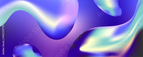 design abstract vibrant gradient background