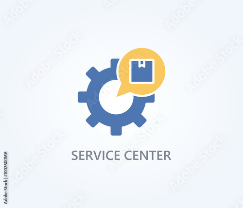  Service Center Vector, Icon Or Logo Sign Symbol Illustration 