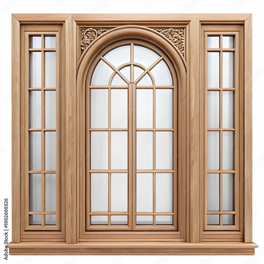 Fototapeta premium cnc design windows on white background