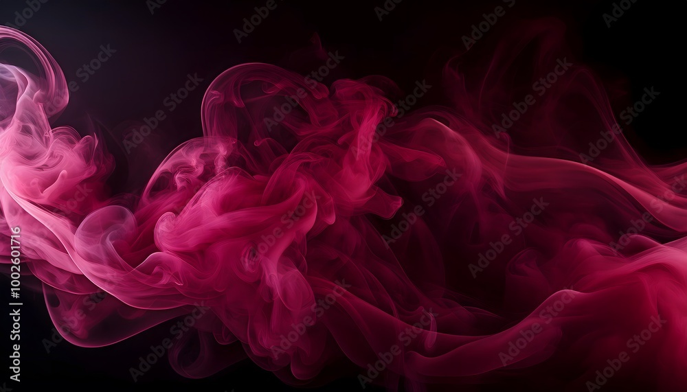 Dark red smoke wave on black background. Maroon colour smoky motion pattern wallpaper Dark red smoke wave on black background. Maroon colour smoky motion pattern wallpaper
