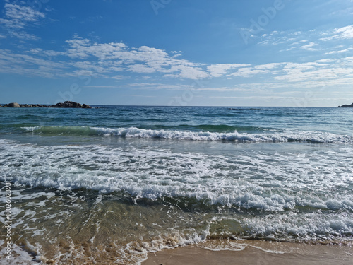 This is Sampo Beach in Gangwon-do, South Korea. photo