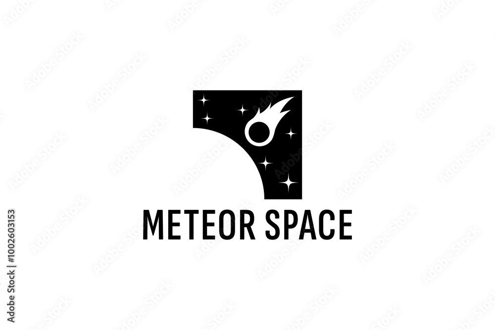 impact meteor logo vector icon illustration impact meteor logo vector icon illustration