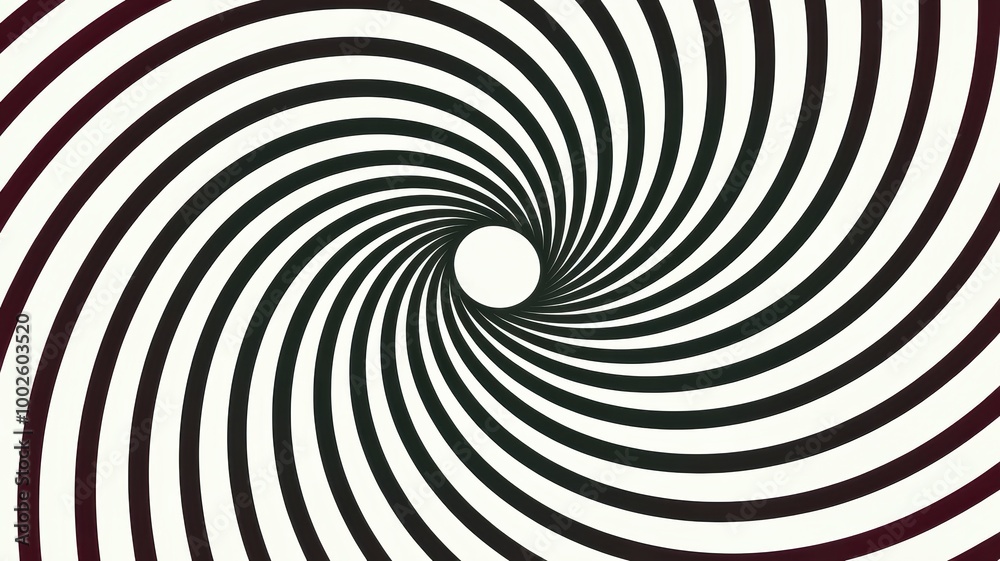 Spiral Pattern in Black and White Design Spiral Pattern in Black and White Design