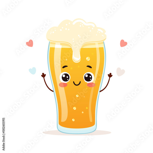 Beer Drink Beverage Liquid Water Fresh Animation Kawaii Character
