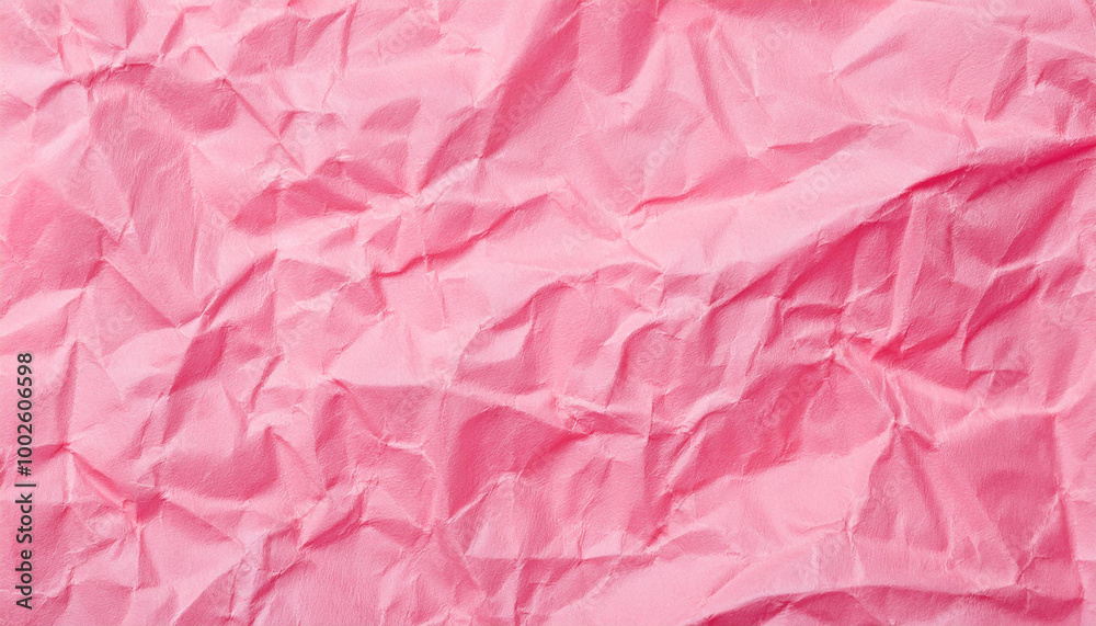 Crumpled light pink paper background. Creative abstract texture for your design. Crumpled light pink paper background. Creative abstract texture for your design.