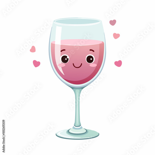Wine Drink Beverage Liquid Water Fresh Animation Kawaii Character
