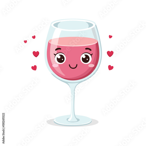 Wine Drink Beverage Liquid Water Fresh Animation Kawaii Character
