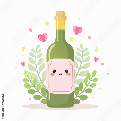 Wine Drink Beverage Liquid Water Fresh Animation Kawaii Character
