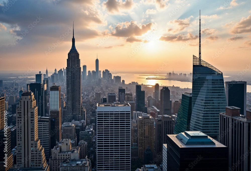 Fototapeta premium city skyline