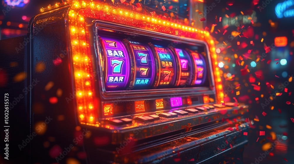 Slot Machine Jackpot - 777 Winning Combination Slot Machine Jackpot - 777 Winning Combination