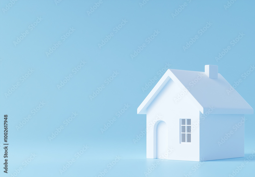 house on sky background house on sky background