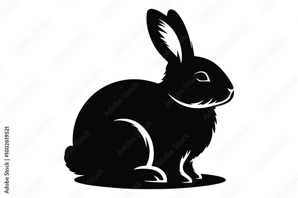 Obraz premium Squirrel silhouette logo design. vector illustration