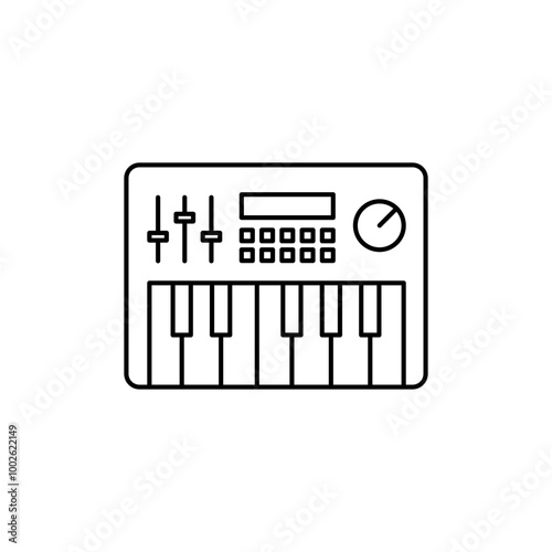 Keyboard instrument icon