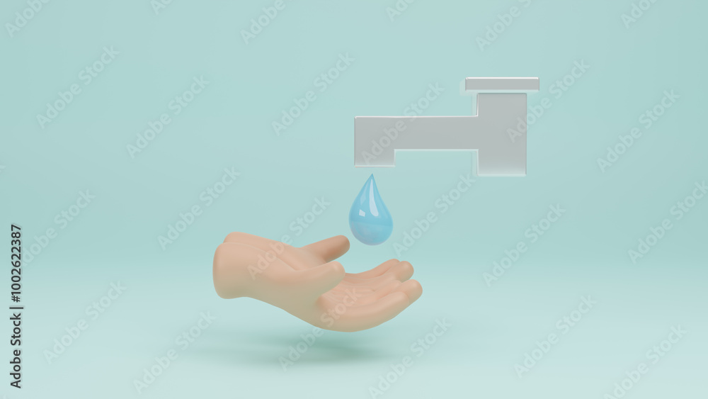 3d hands holding water drop is precious on purple background, world water day, art of save water for ecology, scarcity and environment conservation concept design, 3d rendering illustration 3d hands holding water drop is precious on purple background, world water day, art of save water for ecology, scarcity and environment conservation concept design, 3d rendering illustration
