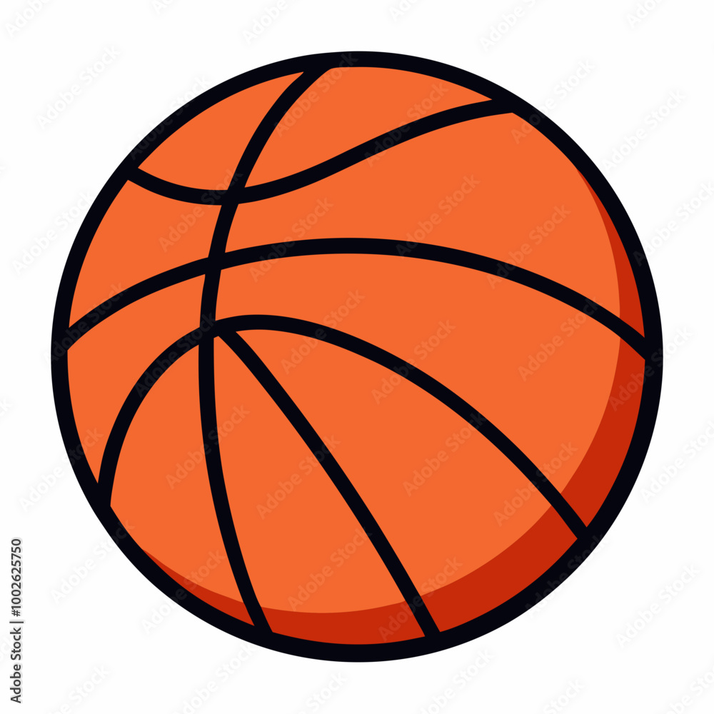Fototapeta premium basketball ball vector