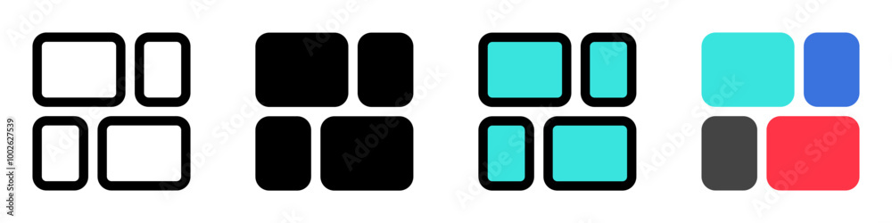 Editable vector mason grid icon. Part of a big icon set family. Perfect for web and app interfaces, presentations, infographics, etc Editable vector mason grid icon. Part of a big icon set family. Perfect for web and app interfaces, presentations, infographics, etc