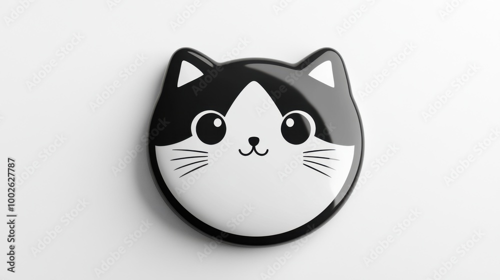 black cat face black cat face