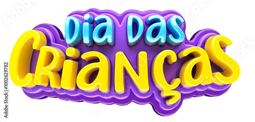DIA DAS CRIANÇAS SELO 3D