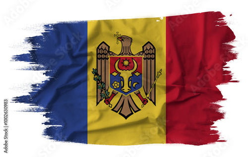 Obraz na płótnie National flag of Moldova. w salonie