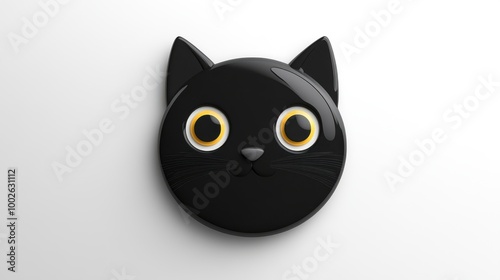 black cat face