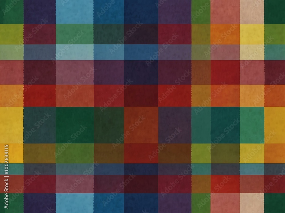 Seamless vibrant rainbow gingham pattern. Seamless vibrant rainbow gingham pattern.