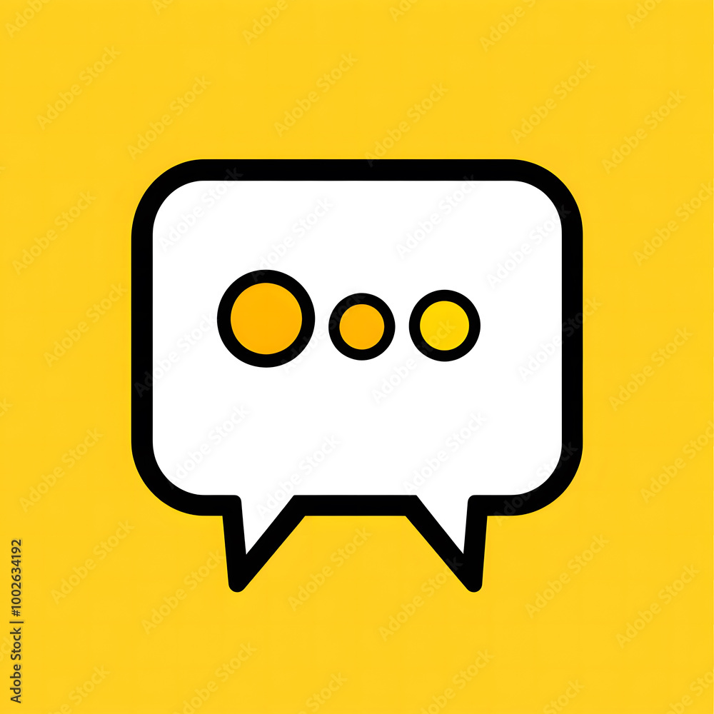 Naklejka premium Abstract Yellow and Black Frame with Brush Strokes