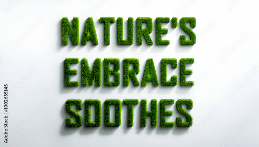 Nature's embrace soothes Word Nature's embrace soothes Word