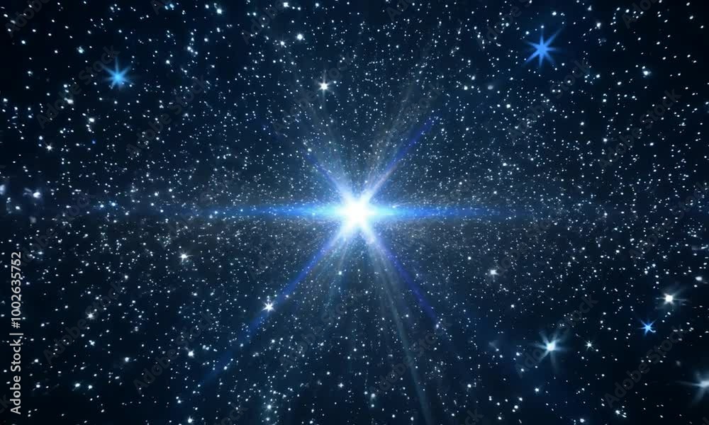 Shining bright points stars on black background. Generative AI Shining bright points stars on black background. Generative AI