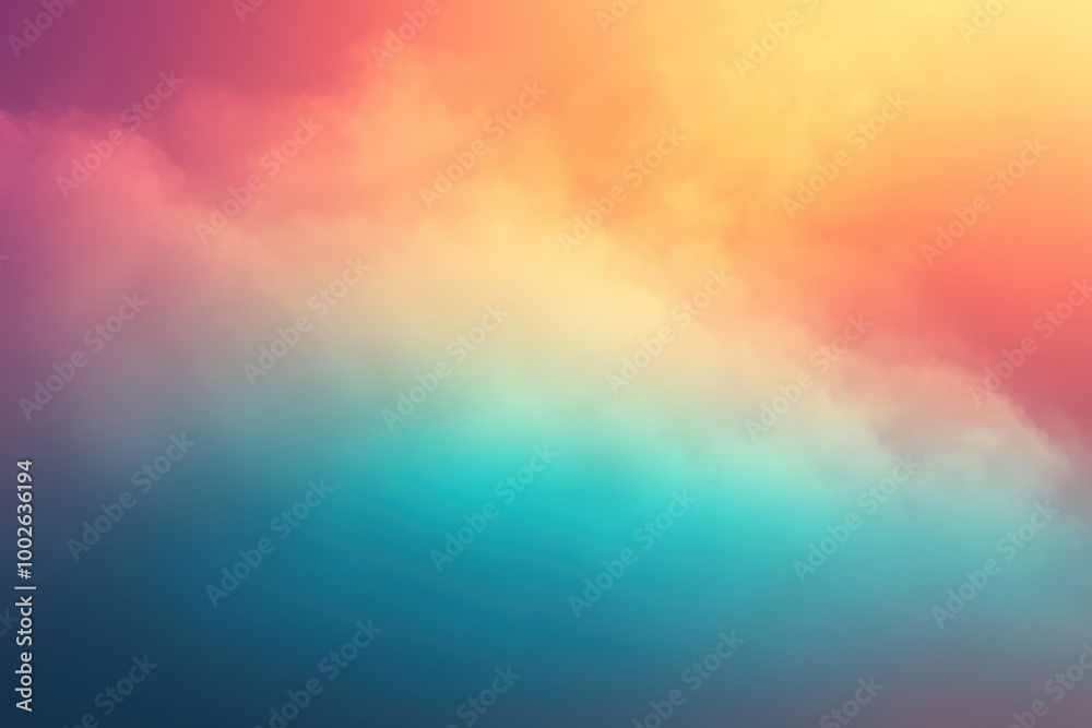 Abstract Gradient Background with Soft Clouds in Pastel Colors Abstract Gradient Background with Soft Clouds in Pastel Colors