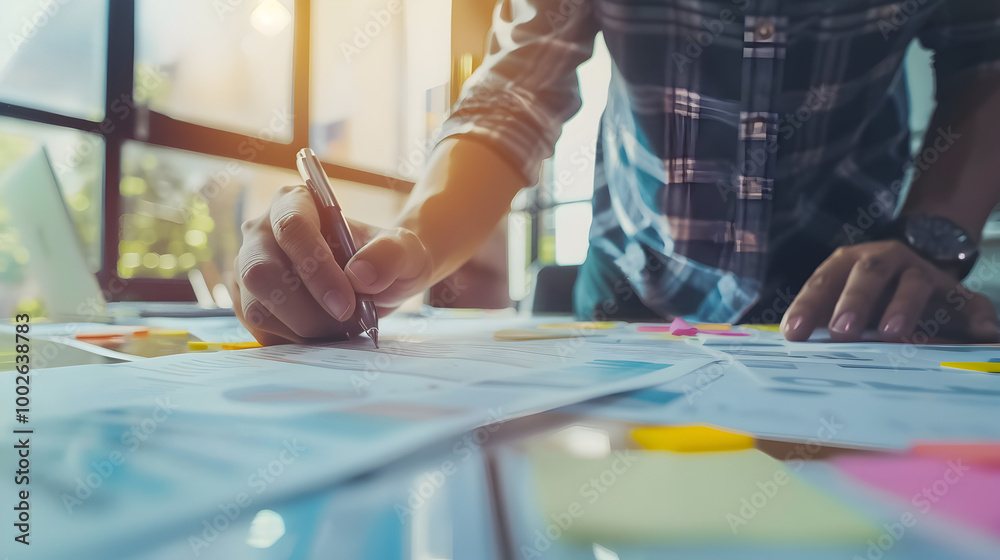 Person Writing on a Piece of Paper Standing Beside A Desk in Office
Person Writing on a Piece of Paper Standing Beside A Desk in Office