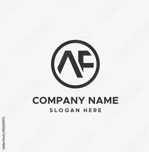 Free Download Initial AF Logo Design Vector
 - GFXLoad