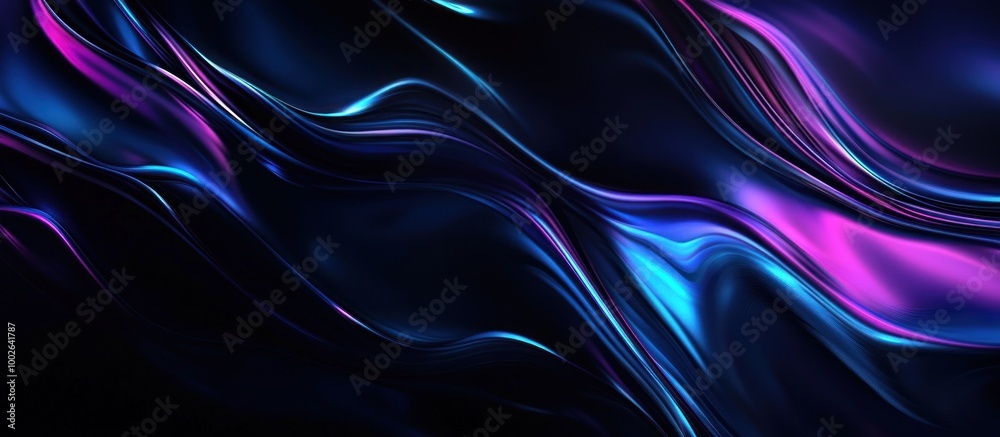 Fototapeta premium Abstract Blue and Purple Swirling Background