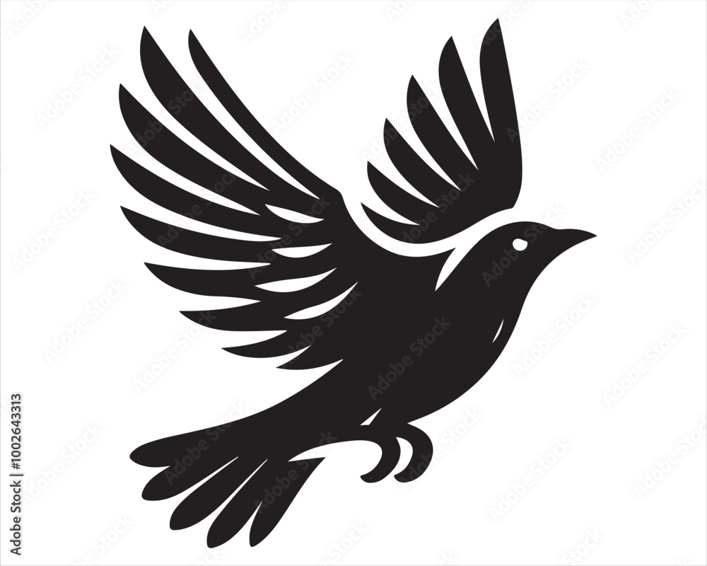 Fototapeta premium Graceful Soaring Bird – Symbol of Freedom