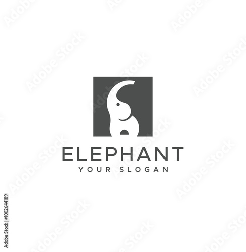 Elephant logo vector template design