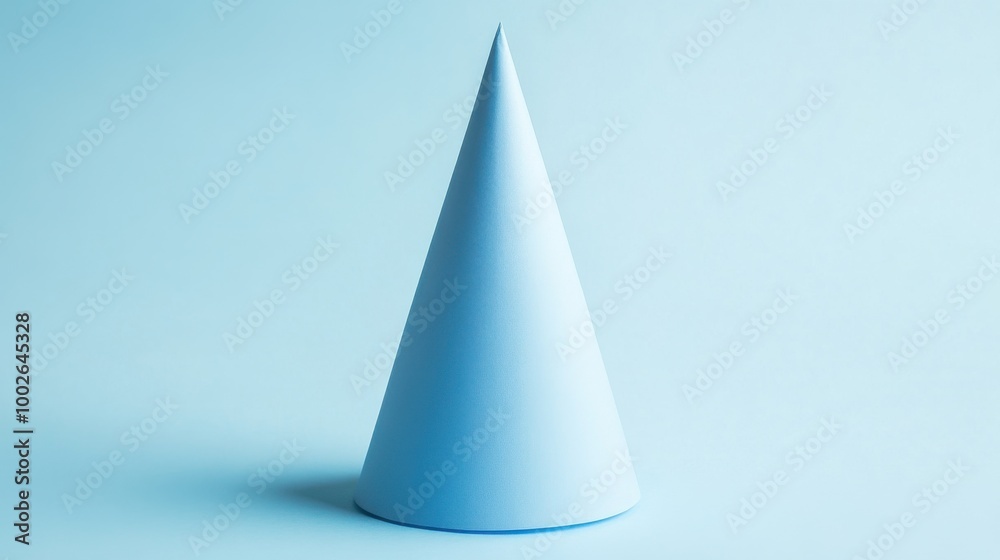 Pastel Blue Paper Party Hat for Celebrations and Events Pastel Blue Paper Party Hat for Celebrations and Events