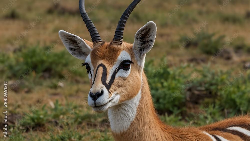 Thomson's gazelle in Ngorongoro Crater, Tanzania. Thomson's gazelle in Ngorongoro Crater, Tanzania.