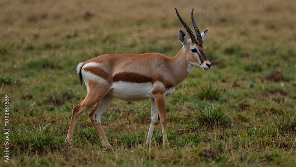 Thomson's gazelle in Ngorongoro Crater, Tanzania. Thomson's gazelle in Ngorongoro Crater, Tanzania.