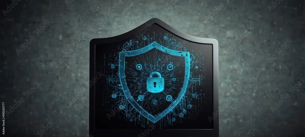 Cybersecurity Shield Icon Cybersecurity Shield Icon