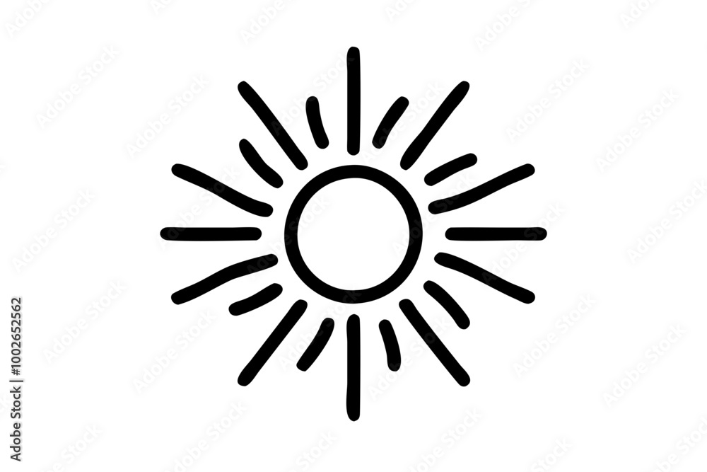 Sun Icon a Bright Vector Illustration of a Vibrant Sun Design Ideal for Warm Weather Themed Projects and Logos
Sun Icon a Bright Vector Illustration of a Vibrant Sun Design Ideal for Warm Weather Themed Projects and Logos